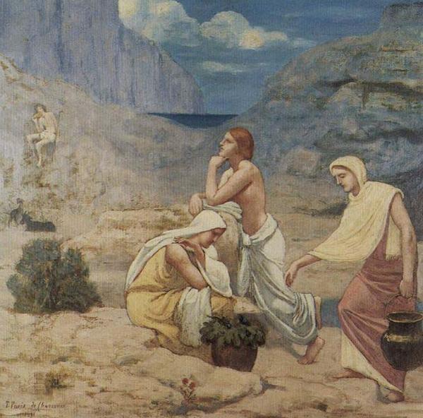 Pierre Puvis de Chavannes Magdalena oil painting image